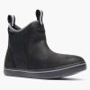 Women's Leather Ankle Deck Boot
