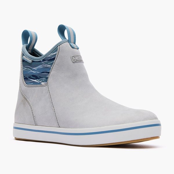 Women's Leather Ankle Deck Boot